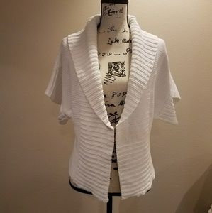 Express white short sleeve sweater